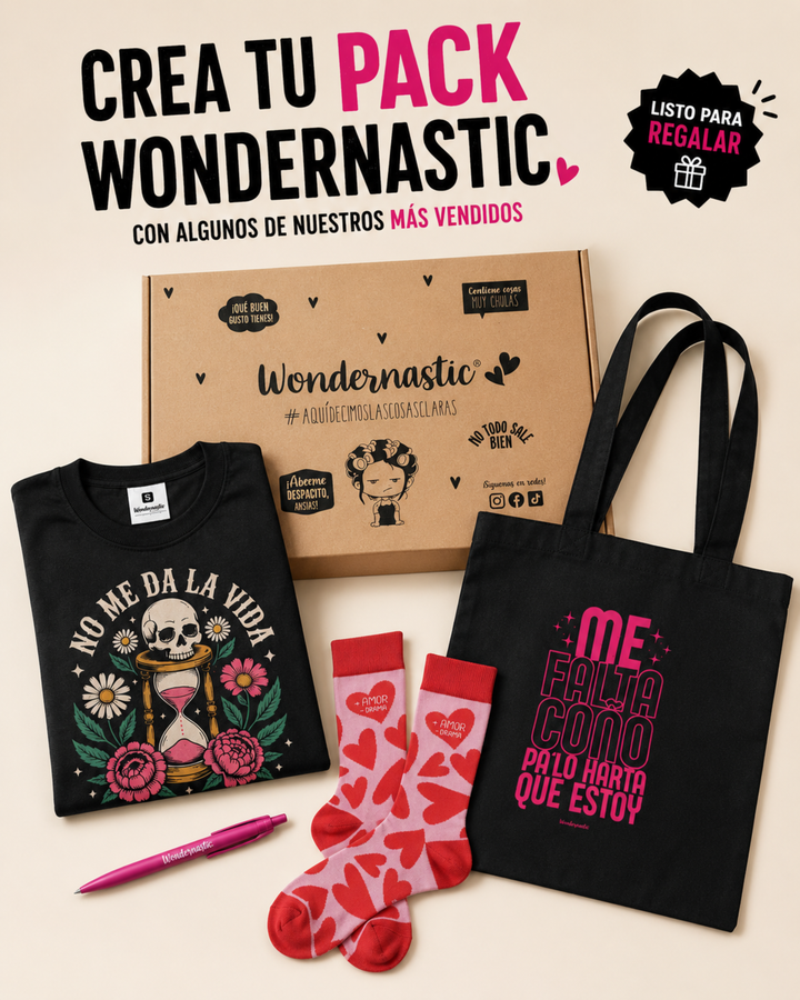 comprar-Pack Regalo Personalizable Wondernastic | Camiseta + Bolso + Calcetines-wondernastic