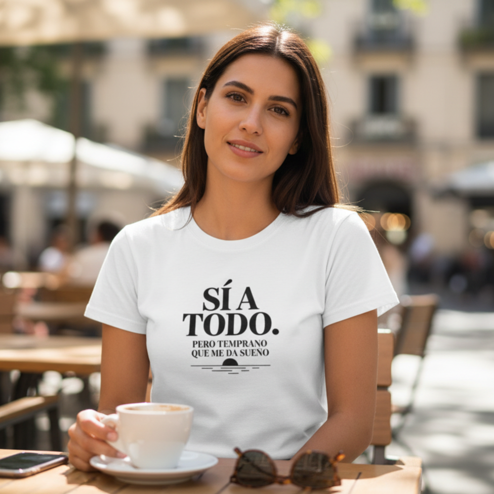 comprar-Camiseta - Sí a todo. Pero temprano que me da sueño-wondernastic
