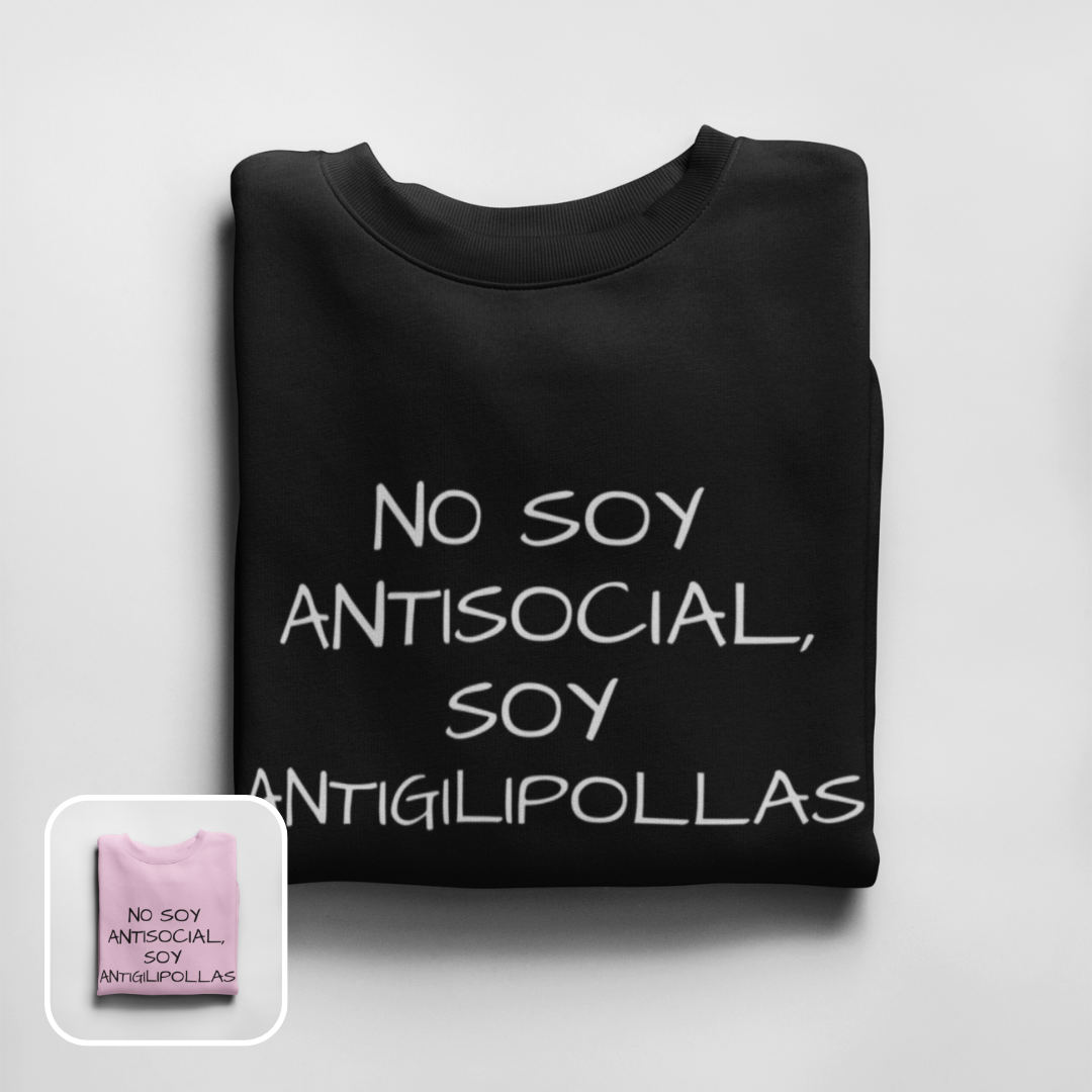 comprar-Sudadera No soy antisocial-wondernastic