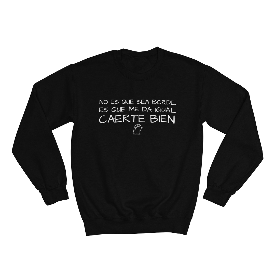 comprar-Sudadera No es que sea borde-wondernastic