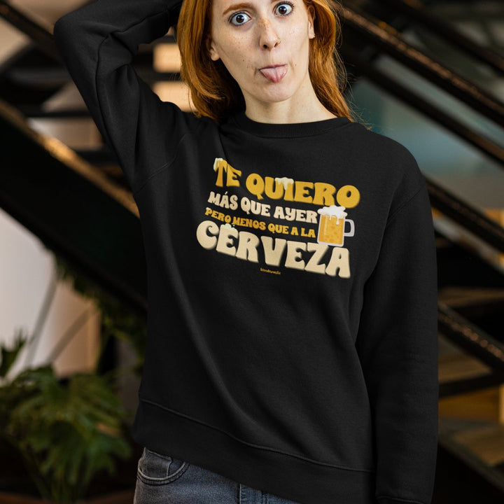 comprar-Sudadera Te quiero más que ayer, pero menos que a la cerveza-wondernastic