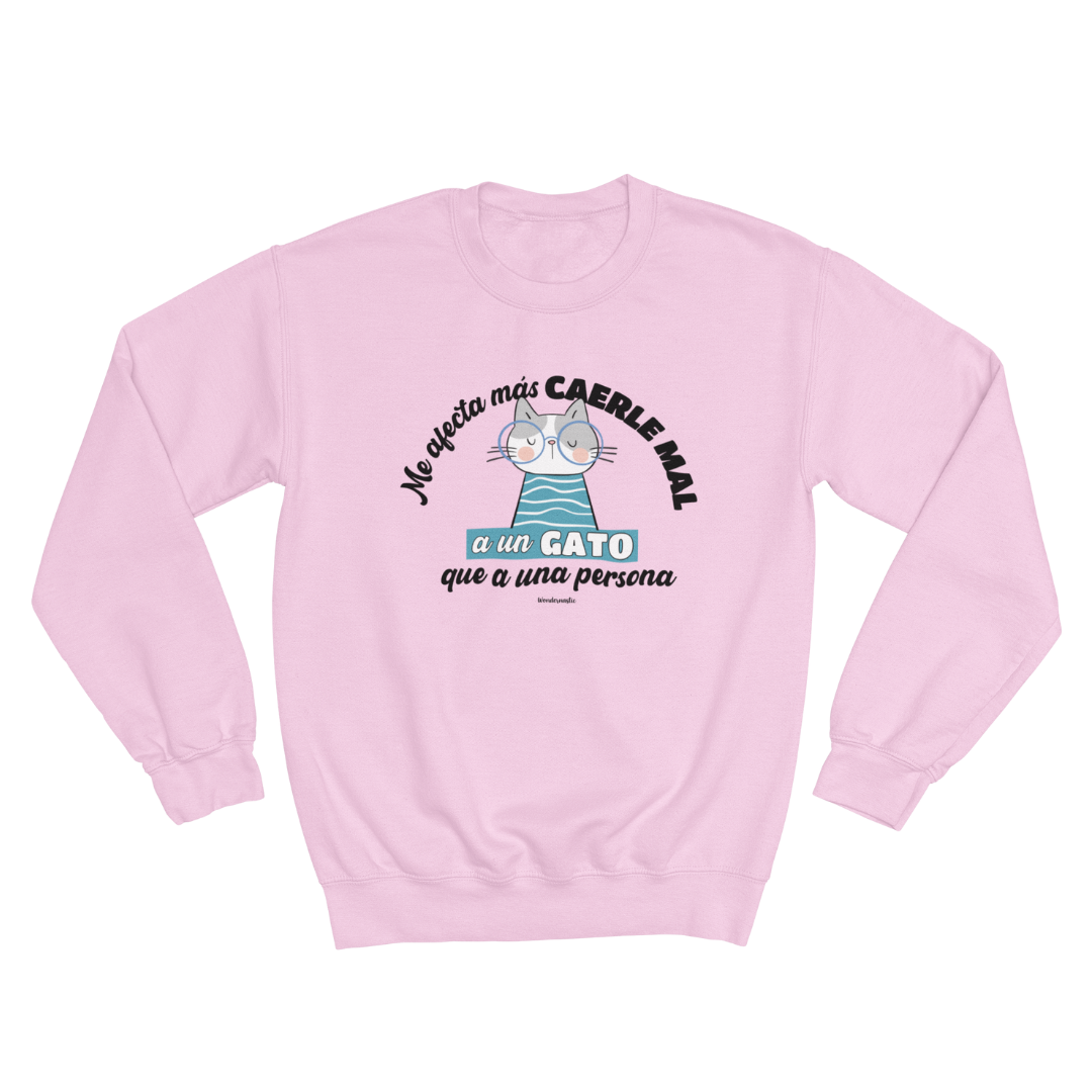 comprar-Sudadera Me afecta más caerle mal a un gato-wondernastic