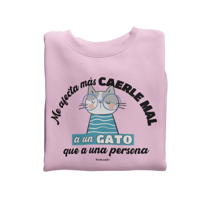 comprar-Sudadera Me afecta más caerle mal a un gato-wondernastic