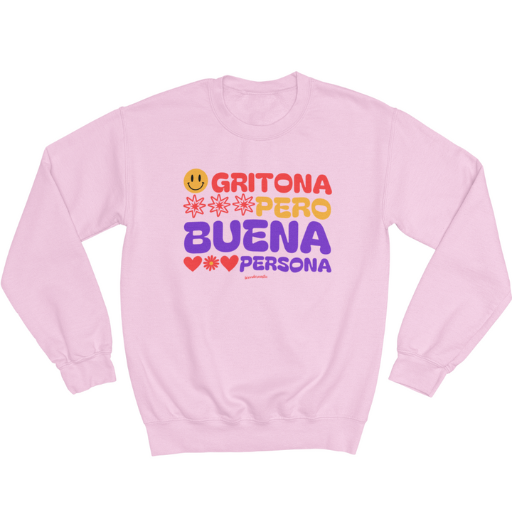comprar-Sudadera Gritona pero buena persona-wondernastic