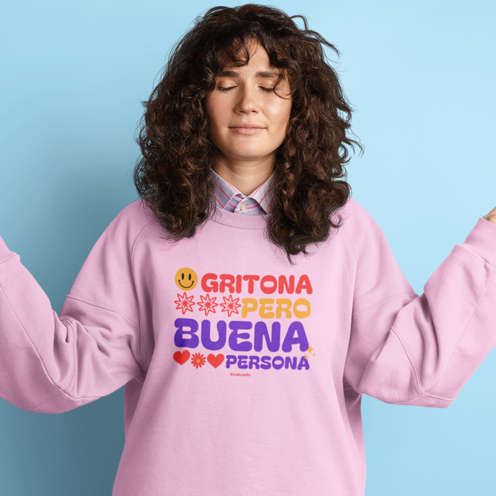 comprar-Sudadera Gritona pero buena persona-wondernastic