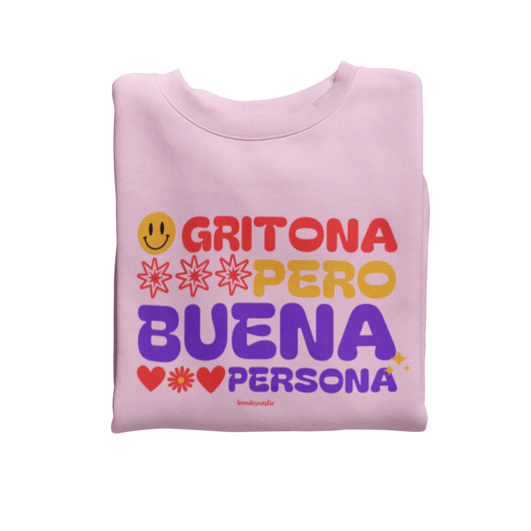 comprar-Sudadera Gritona pero buena persona-wondernastic