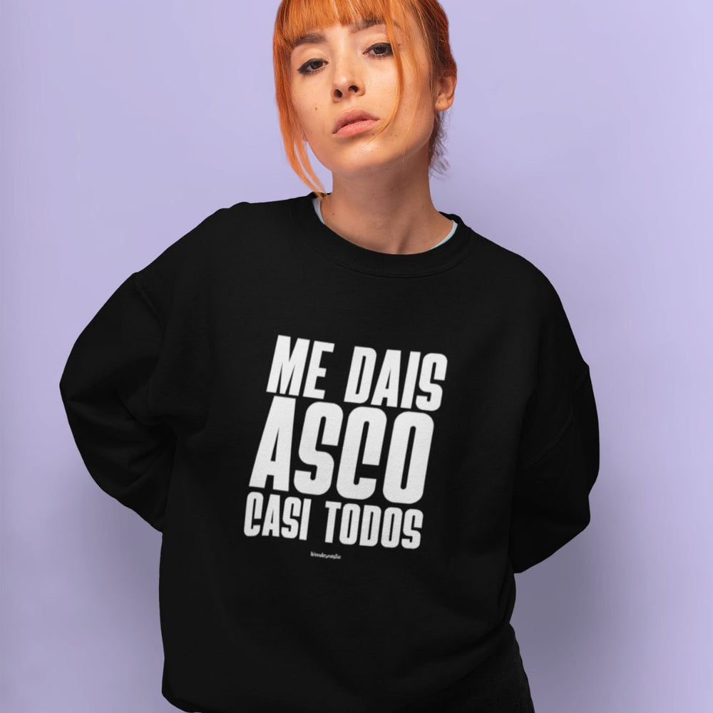 comprar-Sudadera Me dais asco casi todos-wondernastic