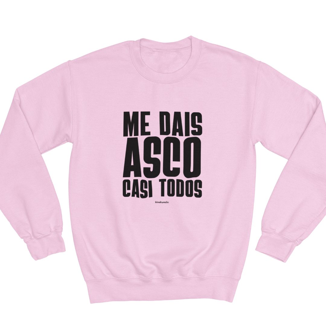 comprar-Sudadera Me dais asco casi todos-wondernastic
