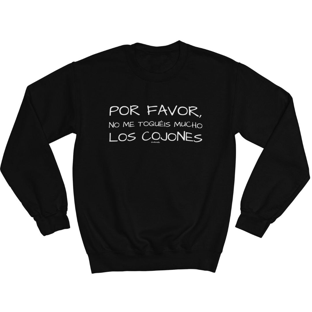 comprar-Sudadera Por favor, no me toquéis mucho los cojones-wondernastic