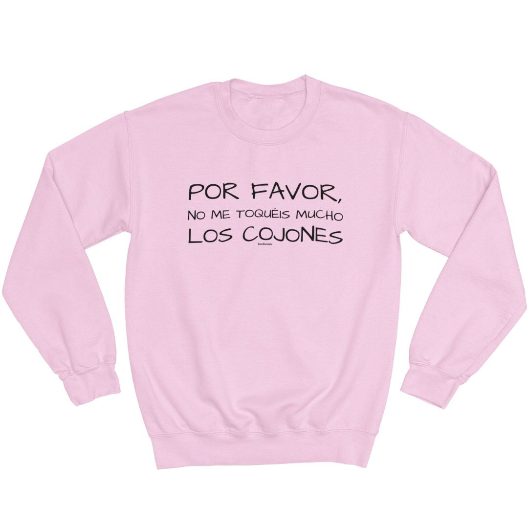 comprar-Sudadera Por favor, no me toquéis mucho los cojones-wondernastic