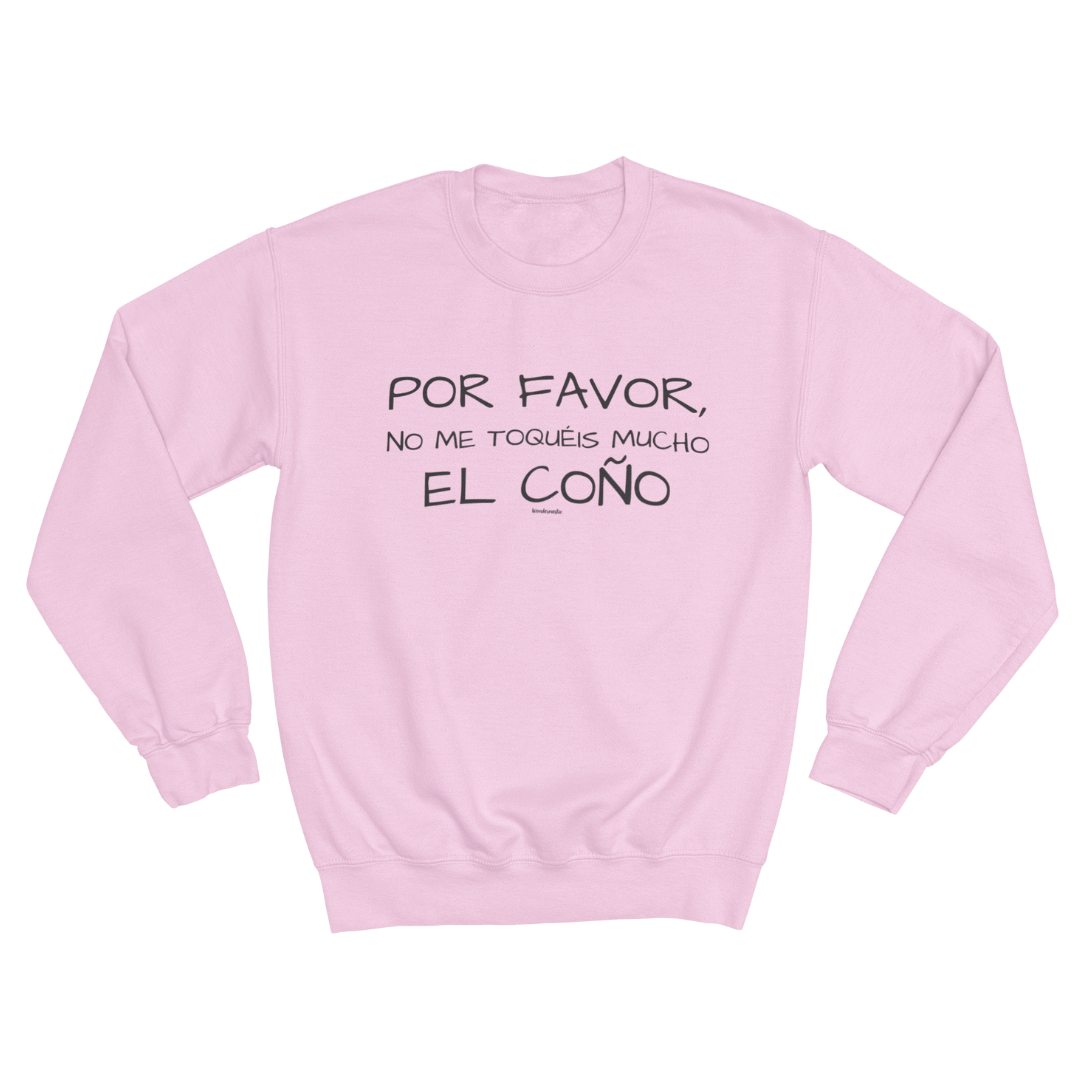 comprar-Sudadera Por favor, no me toquéis mucho el coño-wondernastic