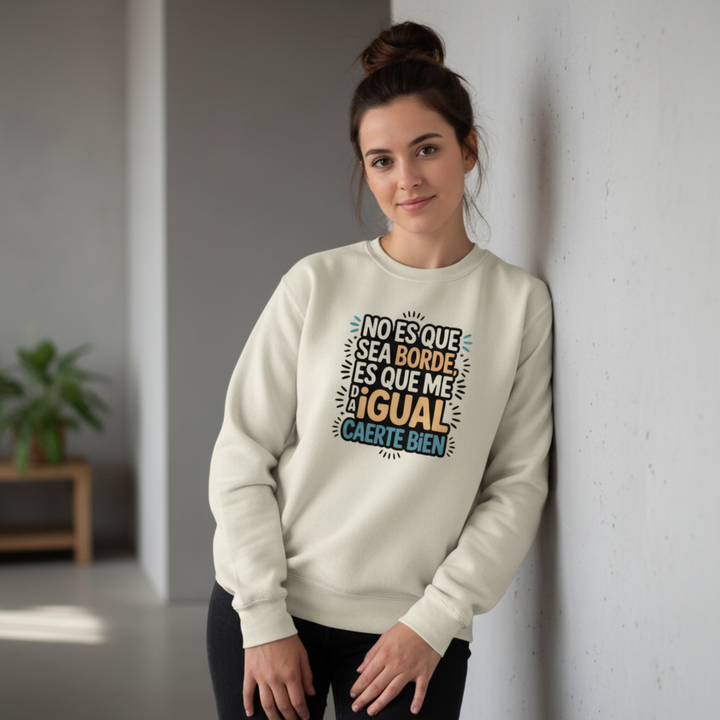 comprar-Sudadera No es que sea borde-wondernastic