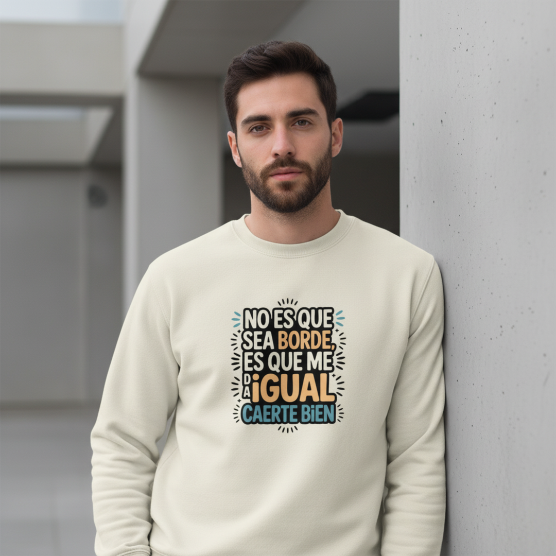 comprar-Sudadera No es que sea borde-wondernastic
