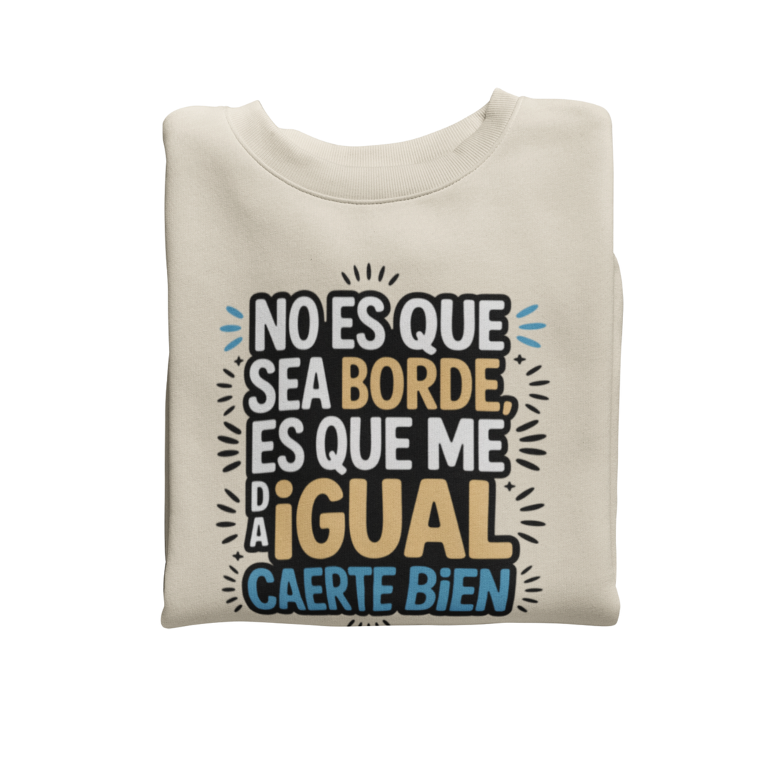 comprar-Sudadera No es que sea borde-wondernastic