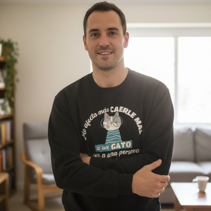 comprar-Sudadera Me afecta más caerle mal a un gato-wondernastic