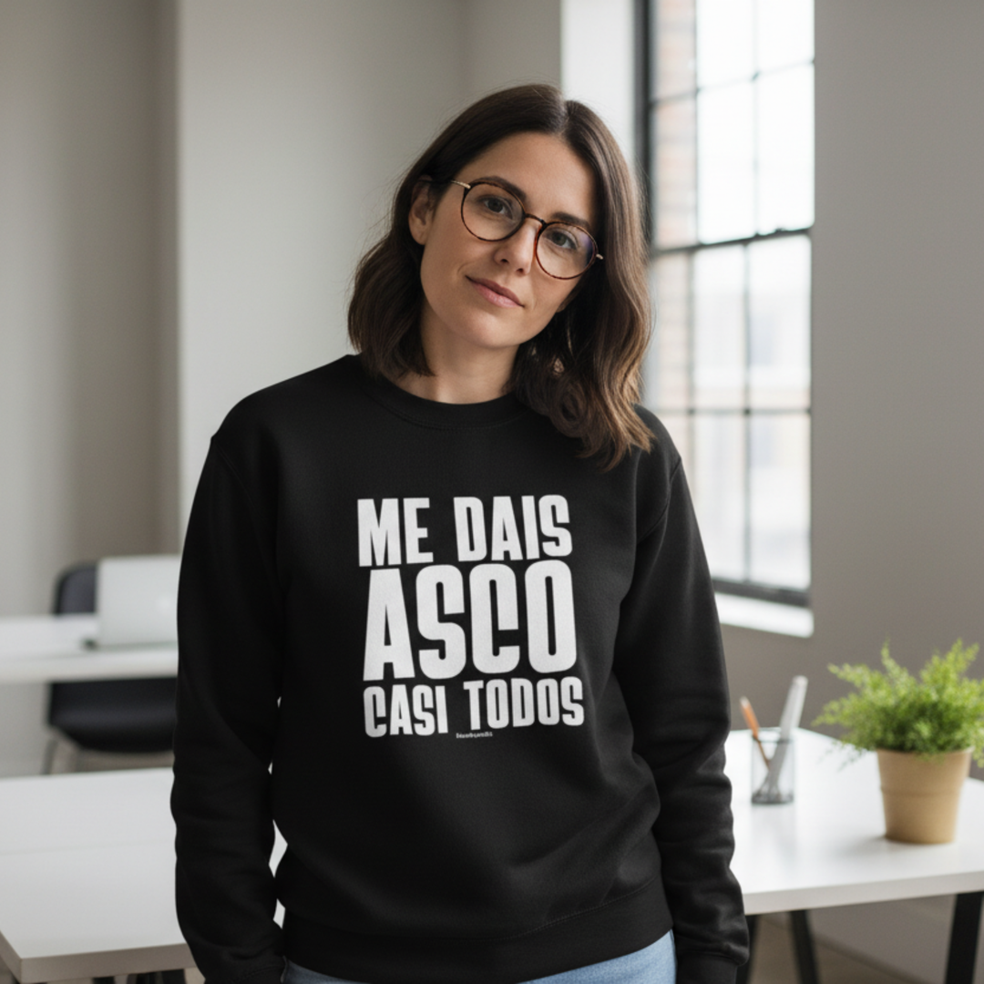 comprar-Sudadera Me dais asco casi todos-wondernastic