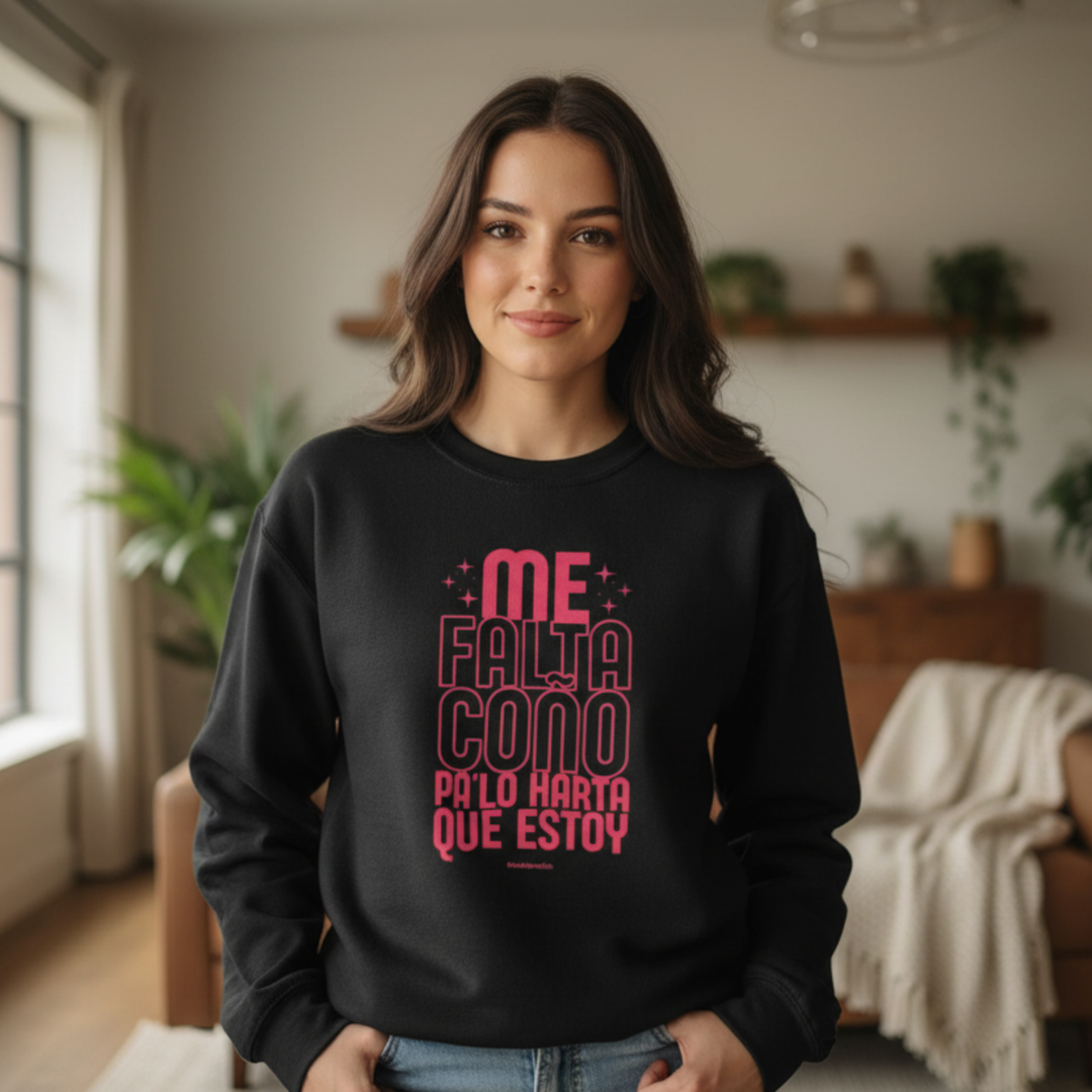 comprar-Sudadera Me falta coño pa lo harta que estoy-wondernastic