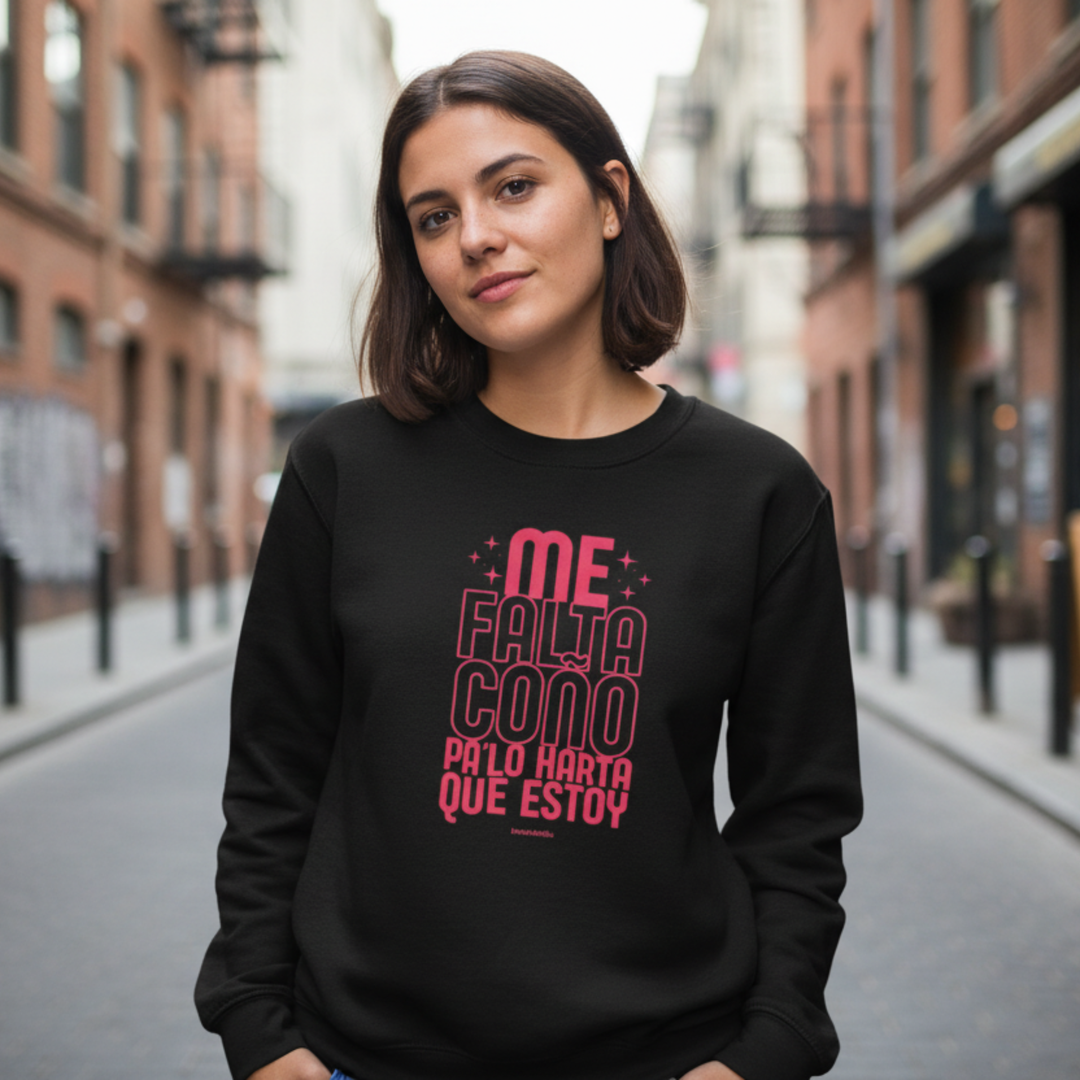 comprar-Sudadera Me falta coño pa lo harta que estoy-wondernastic