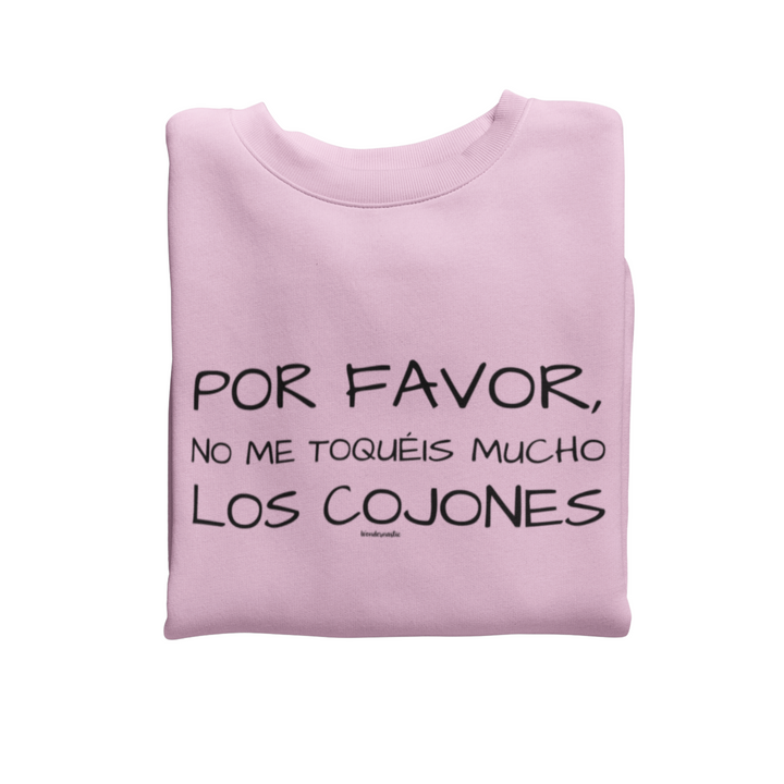 comprar-Sudadera Por favor, no me toquéis mucho los cojones-wondernastic