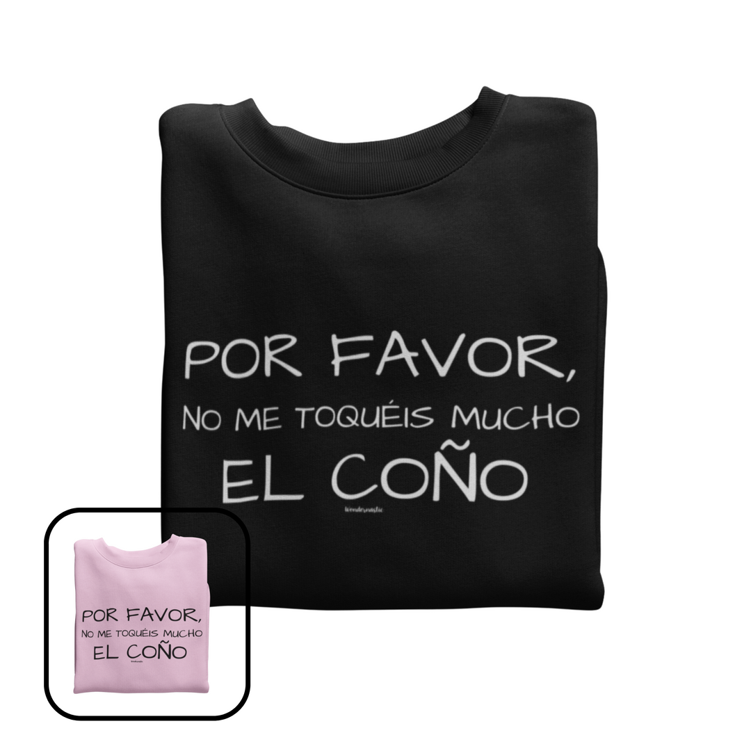 comprar-Sudadera Por favor, no me toquéis mucho el coño-wondernastic