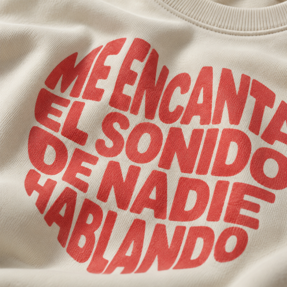comprar-Sudadera Me encanta el sonido de nadie hablando-wondernastic
