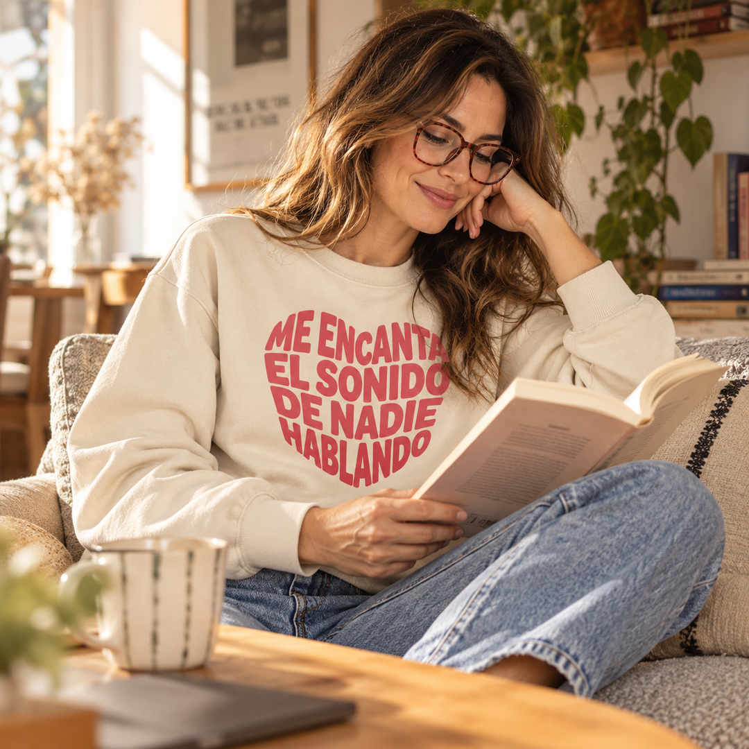 comprar-Sudadera Me encanta el sonido de nadie hablando-wondernastic