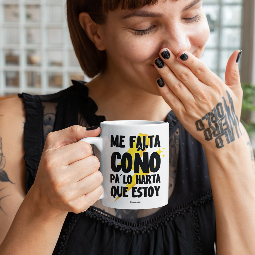 comprar-Taza Me falta coño pa´ lo harta que estoy-wondernastic