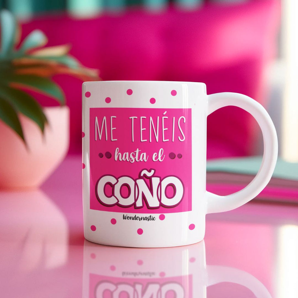 comprar-Taza Me tenéis hasta el coño-wondernastic