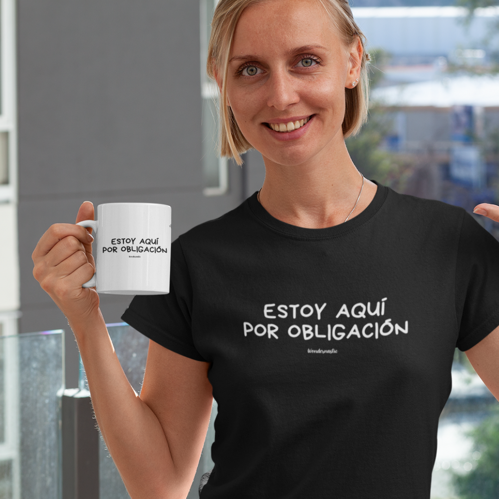 comprar-Taza Estoy aquí por obligación-wondernastic
