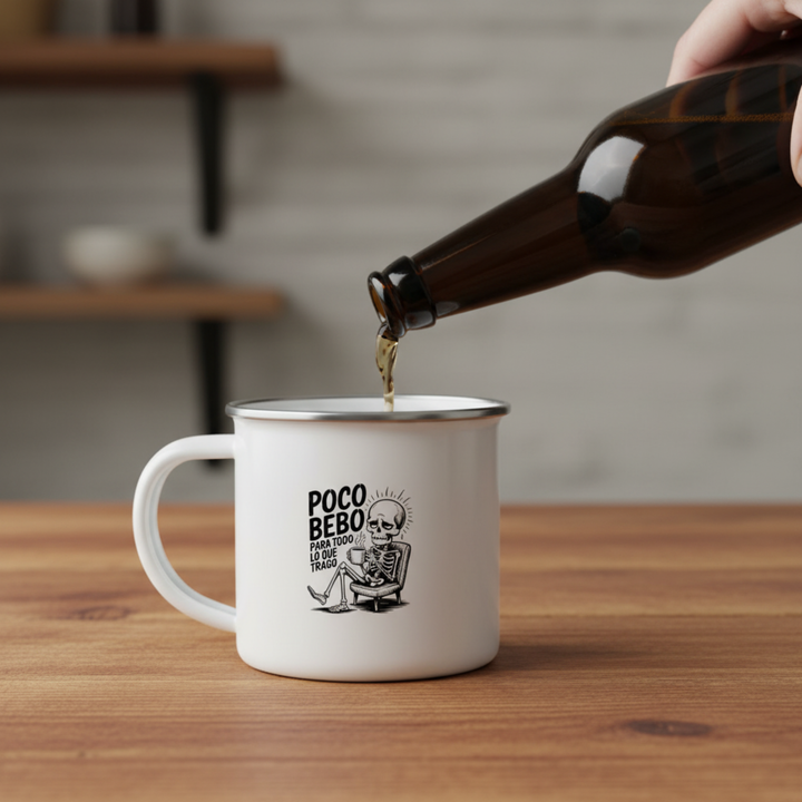 comprar-Taza metálica – Poco bebo para todo lo que trago-wondernastic