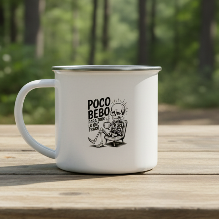 comprar-Taza metálica – Poco bebo para todo lo que trago-wondernastic